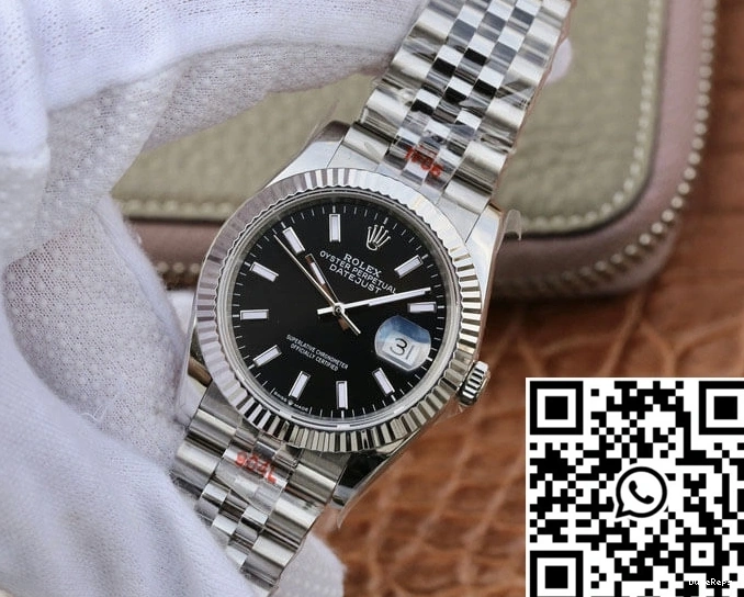 Datejust Black GM Factory Dial Rolex M126234-0015 0315